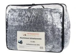 Hof Sonnenschein Aluminium Schattennetz, 5 x 8 m