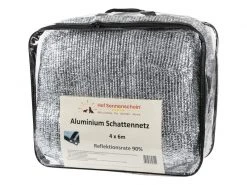 Hof Sonnenschein Aluminium Schattennetz, 4 x 6 m
