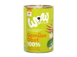 WOW Nassfutter 100% Gemüse & Obst 400g