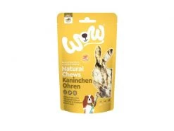 WOW Kausnack Kaninchenohren 120g