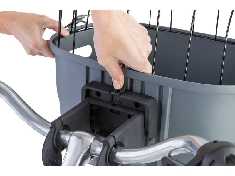 Trixie Fahrradkorb Grau 42 × 39 × 30 cm, max. 5 kg 2 Trixie Fahrradkorb Grau 42 × 39 × 30 cm, max. 5 kg – Bild 2