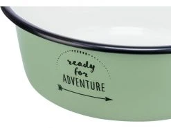 Trixie Napf Emaille/Edelstahl 0.9 l, Ø 17 cm, Grün -Hundewelt Verkäufe 229967612 xxl