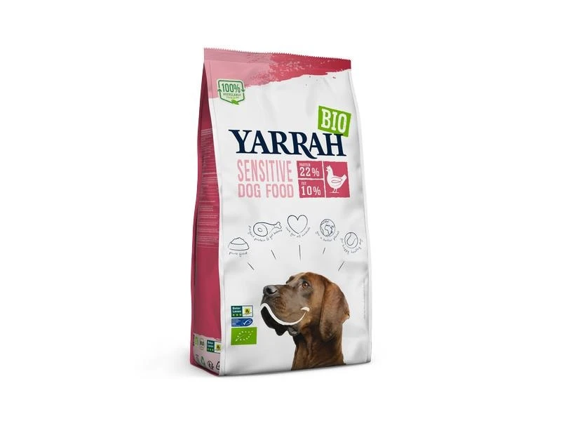 Yarrah Trockenfutter BIO Sensitive Adult Huhn & Reis, 2 kg 1 Yarrah Trockenfutter BIO Sensitive Adult Huhn & Reis, 2 kg