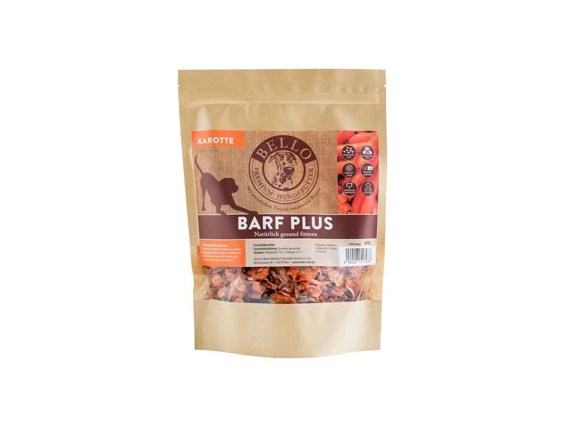 Bello Hunde-Nahrungsergänzung Barf Plus Karotte, 600g 1 Bello Hunde-Nahrungsergänzung Barf Plus Karotte, 600g