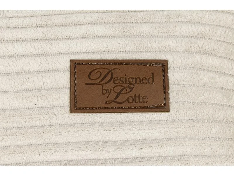 Designed by Lotte Hunde-Bett Ribbed Hellgrau 120x80x15cm 2 Designed by Lotte Hunde-Bett Ribbed Hellgrau 120x80x15cm – Bild 2