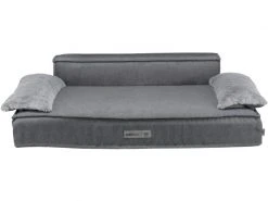 Trixie Hunde-Sofa Liano, 100 x 60 cm, Grau