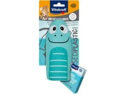 Vitakraft Hunde-Spielzeug Dino Drache, 16 cm, Türkis