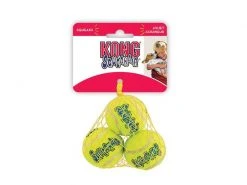 Kong Hunde-Spielzeug Air Squeaker Tenis Ball 4 cm