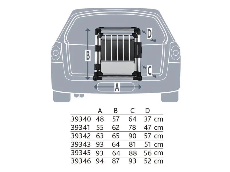 Trixie Transportbox Aluminium S 2 Trixie Transportbox Aluminium S – Bild 2
