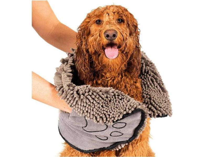 Dogs smarter by design Handtuch Dirty Dog Shammy Towel Grau 2 Dogs smarter by design Handtuch Dirty Dog Shammy Towel Grau – Bild 2