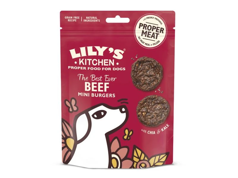 Lily's Kitchen Leckerli Beef Mini Burgers, 70 g 1 Lily's Kitchen Leckerli Beef Mini Burgers, 70 g