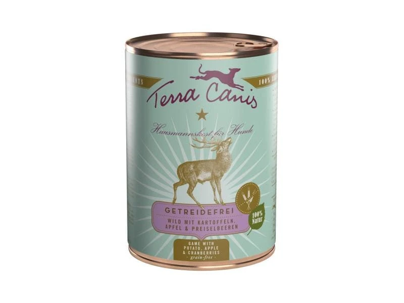 Terra Canis Nassfutter Menü getreidefrei mit Wild, 400 g 1 Terra Canis Nassfutter Menü getreidefrei mit Wild, 400 g