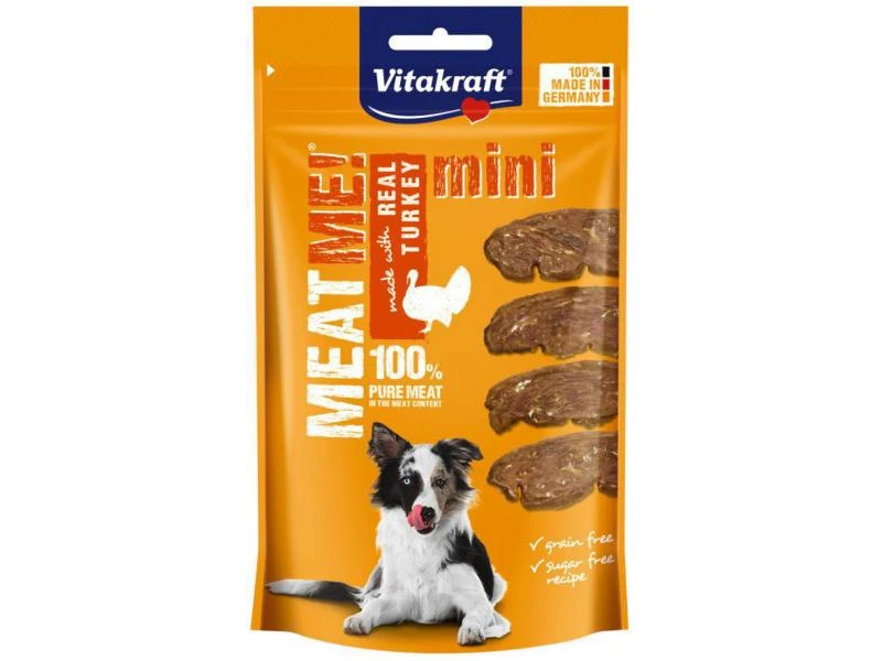 Vitakraft Snack MEAT ME! Mini Pute 60 g 1 Vitakraft Snack MEAT ME! Mini Pute 60 g