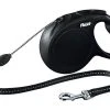 Flexi Hundeleine New Classic M Seil, 8 m, schwarz